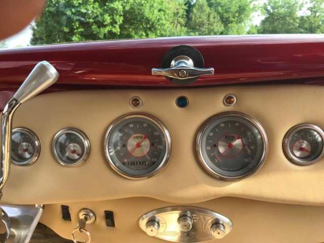 1934 Burgundy Ford Tudor