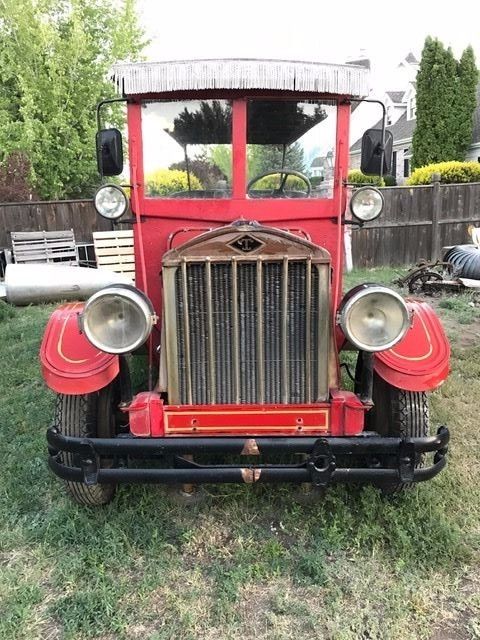 1943 Red GMC G80 tour bus / taxi / fire truck