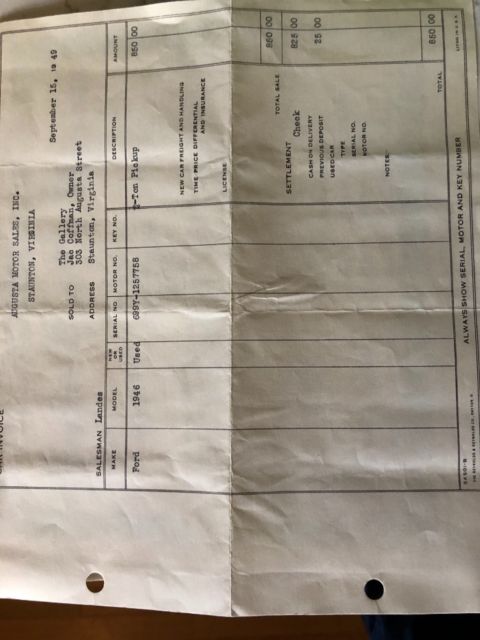 1947 Ford Other Pickups