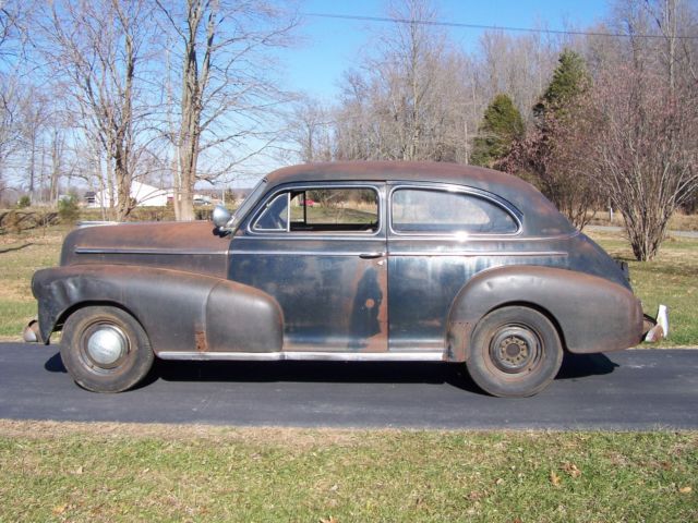 1946 Blue Chevrolet Fleetmaster 2 door coup sedan