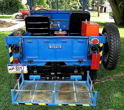 1946 Blue Willys CJ 2A jeep