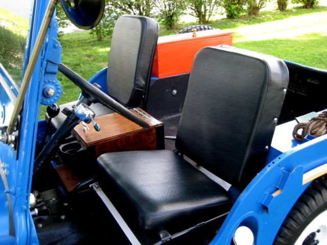 1946 Blue Willys CJ2 Convertible