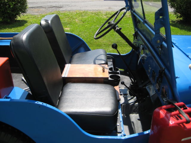 1946 Blue Willys CJ2 Convertible