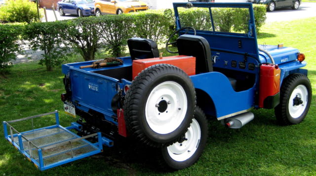 1946 Blue Willys CJ2 Convertible