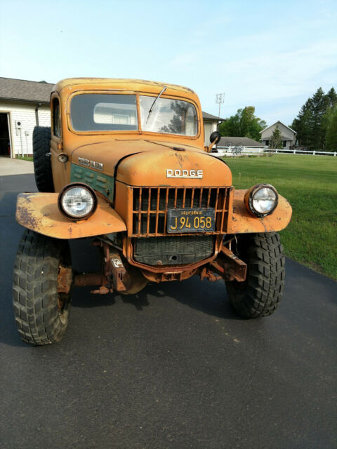 1946 Orange Dodge Power Wagon