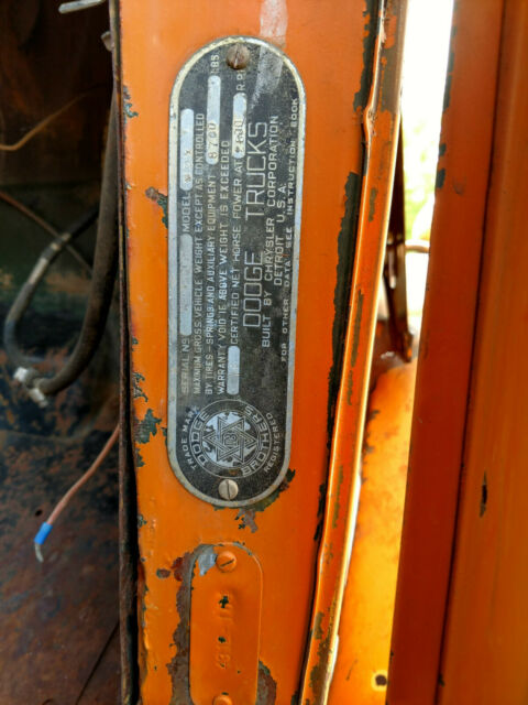 1946 Orange Dodge Power Wagon