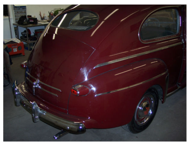1946 Burgundy Ford Other Sedan