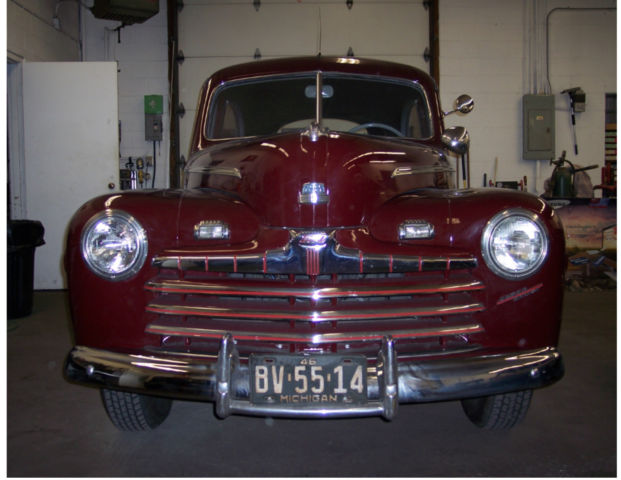 1946 Burgundy Ford Other Sedan