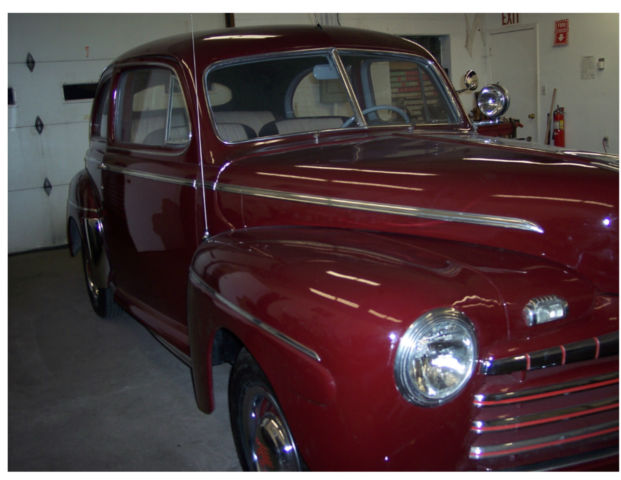 1946 Burgundy Ford Other Sedan