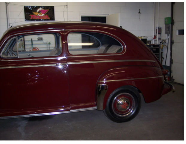 1946 Burgundy Ford Other Sedan