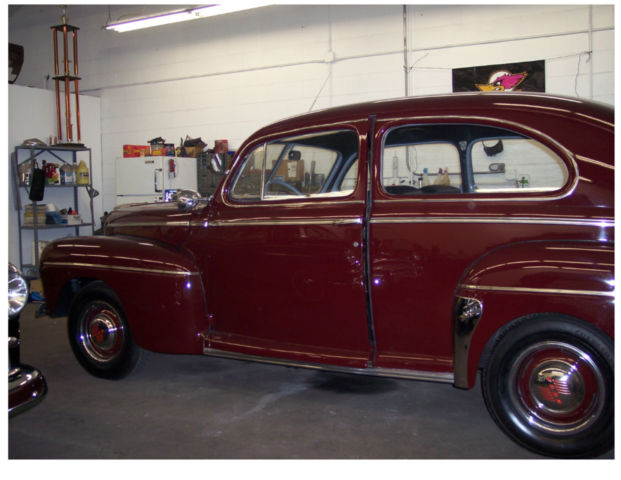 1946 Burgundy Ford Other Sedan