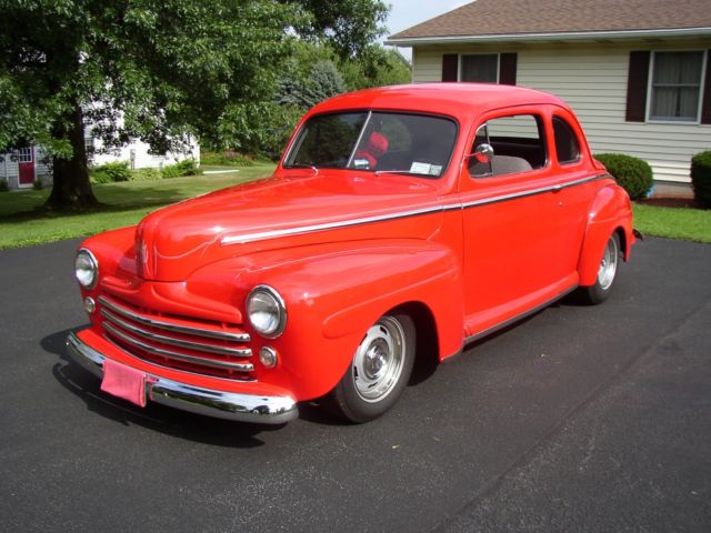 1946 Red Ford Standard Coupe