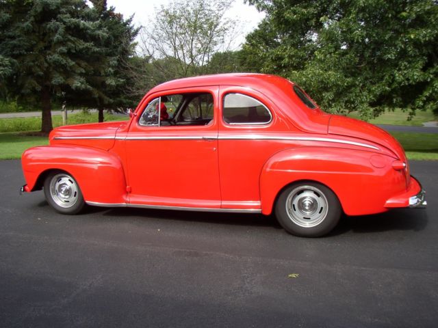 1946 Red Ford Standard Coupe
