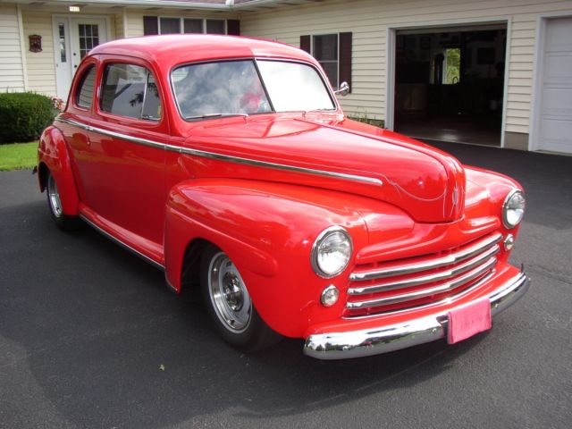 1946 Red Ford Standard Coupe