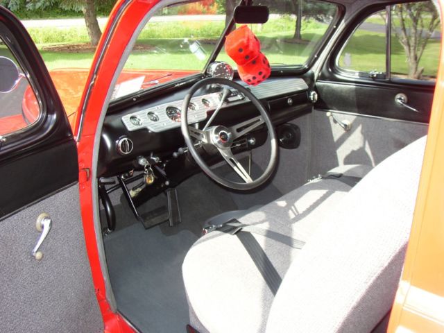 1946 Red Ford Standard Coupe