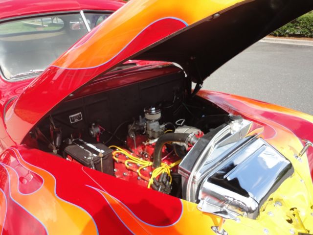 1946 Red W/yellow flames Ford Other Coupe