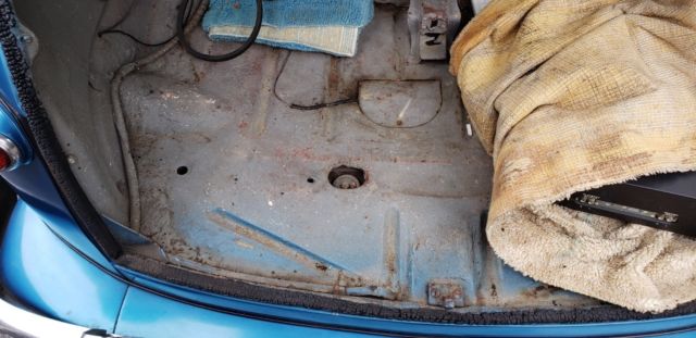1946 Blue Ford convertible Convertible