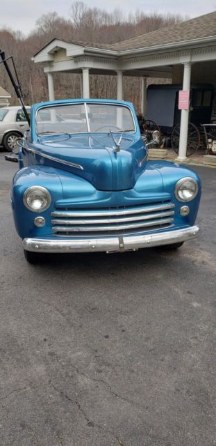 1946 Blue Ford convertible Convertible