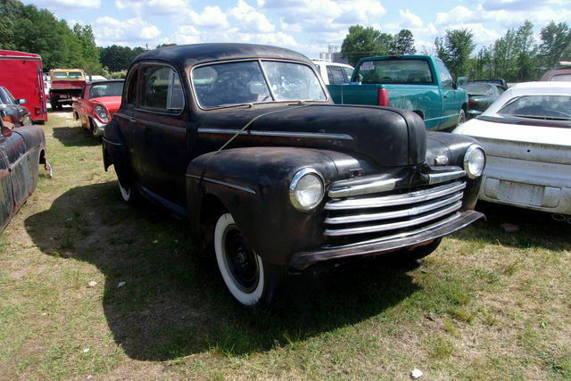 1946 Black Ford Deluxe Coupe
