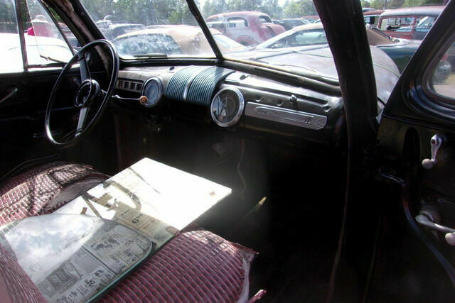 1946 Black Ford Deluxe Coupe