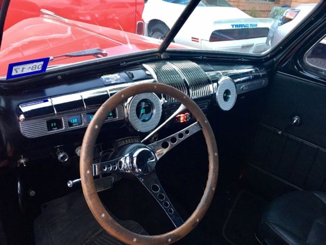 1946 Red Ford Deluxe 2-Door Sedan Sedan