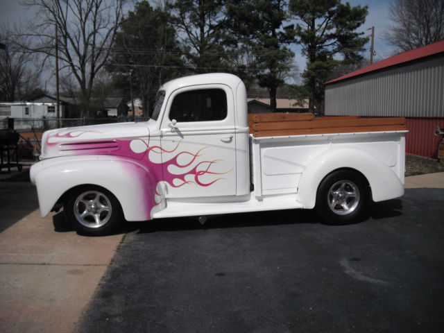 1946 WHITE AND  FLAMES Ford Other Pickups Standard Cab Pickup