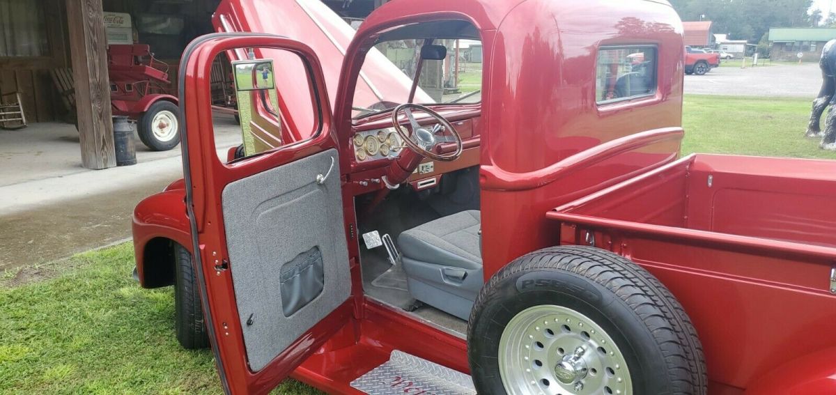 1946 Red Ford F-100 Standard Cab Pickup