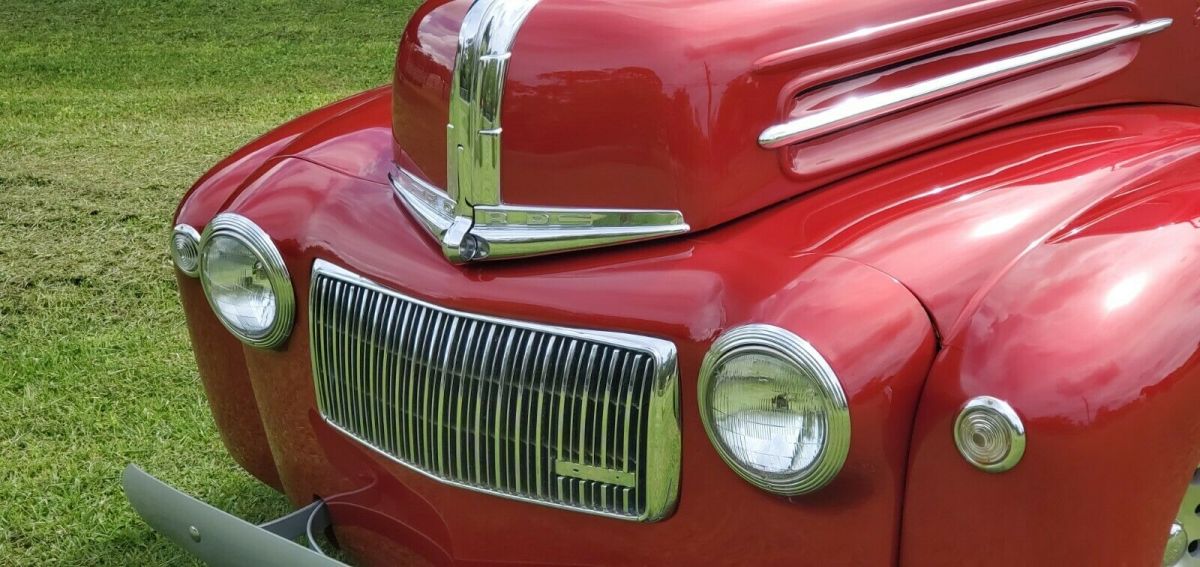 1946 Red Ford F-100 Standard Cab Pickup