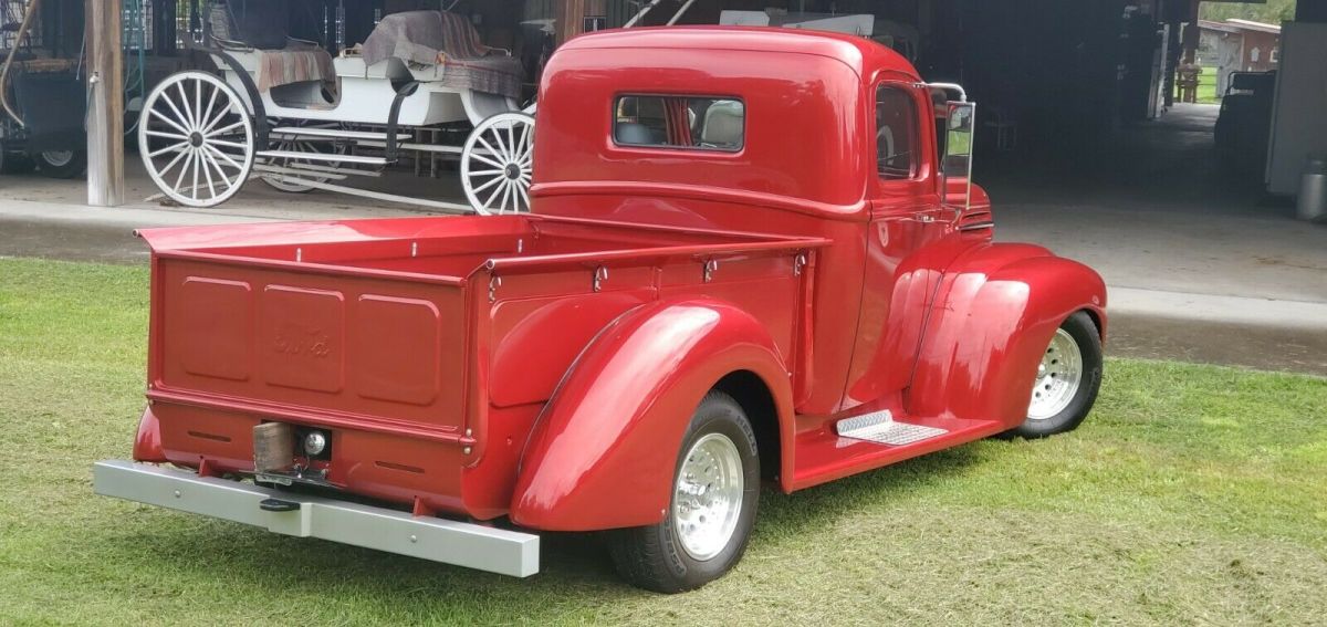 1946 Red Ford F-100 Standard Cab Pickup