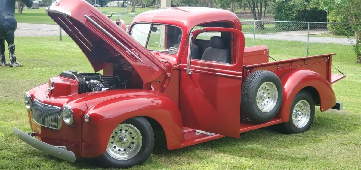 1946 Red Ford F-100 Standard Cab Pickup