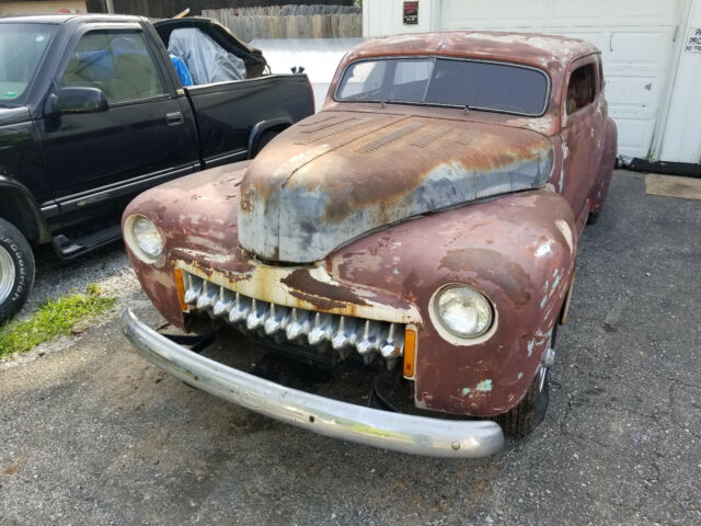 1946 Red Ford Standard Coupe