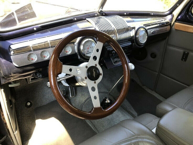 1946 Purple Ford Super Deluxe Coupe