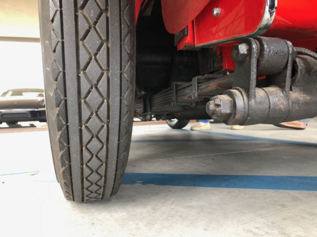 1946 Red MG TC Convertible
