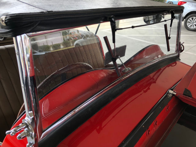 1946 Red MG TC Convertible