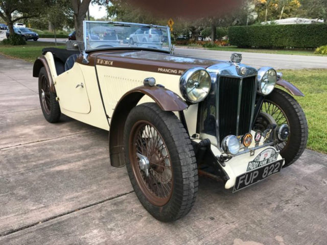 1946 Tan + Cream MG T-Series