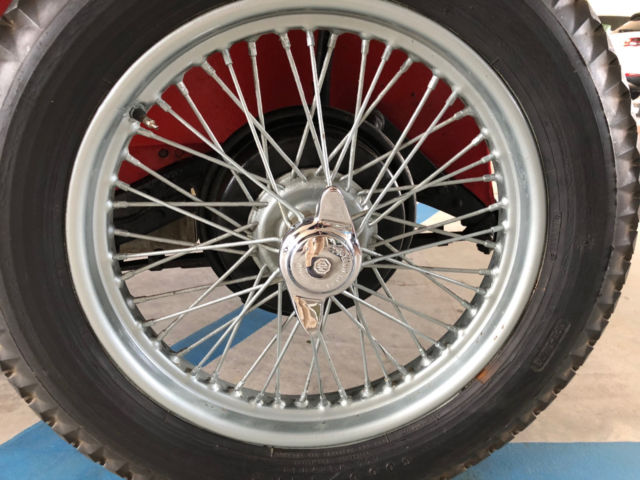 1946 Red MG TC Convertible