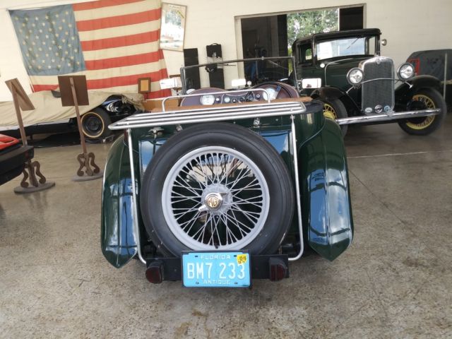 1946 British Racing Green MG T-Series