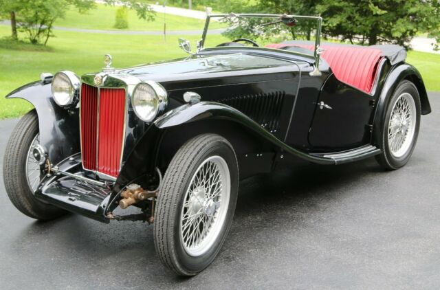 1946 Black MG TC