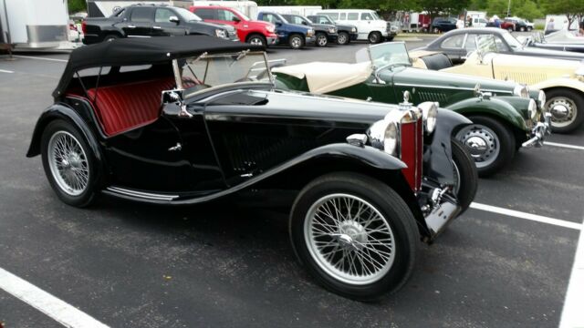 1946 Black MG TC