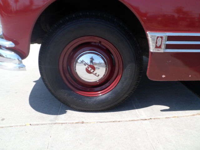 1946 Burgundy Pontiac Streamliner Sedan