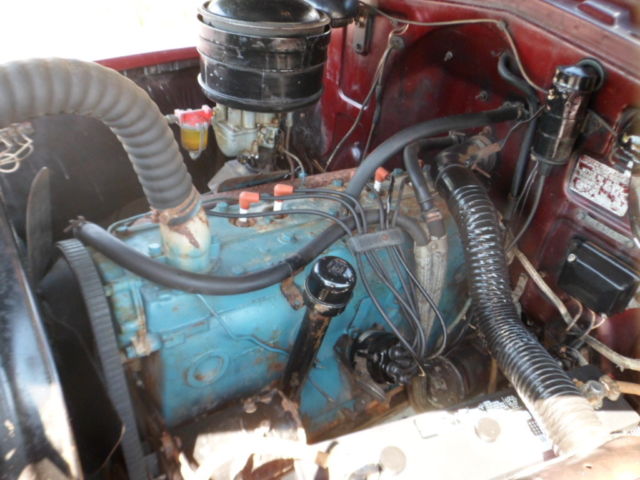 1946 Burgundy Pontiac Streamliner Sedan