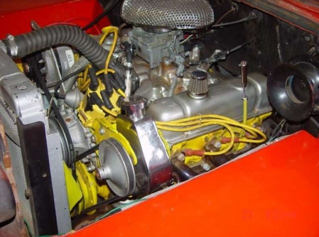 1946 Orange Willys CJ-2A SUV