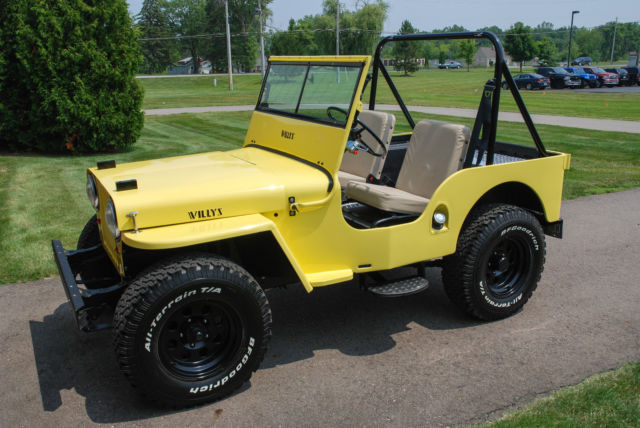 1946 Yellow Willys CJ-2 