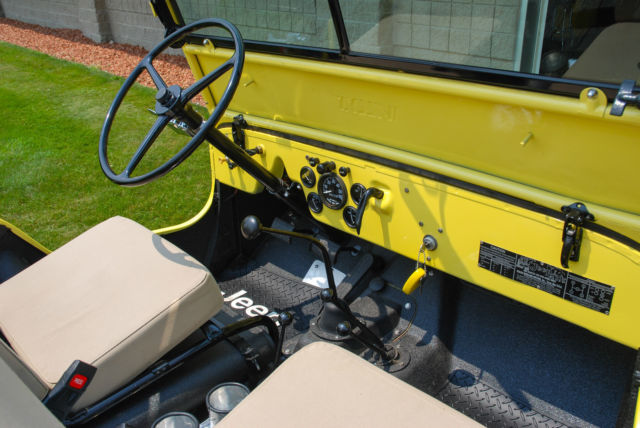 1946 Yellow Willys CJ-2 