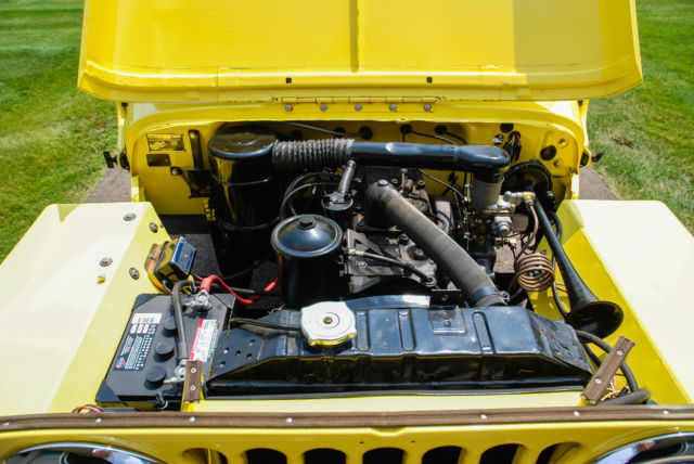 1946 Yellow Willys CJ-2 