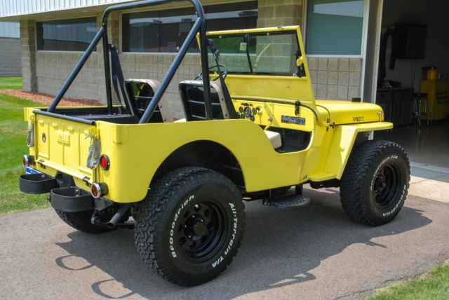 1946 Yellow Willys CJ-2 