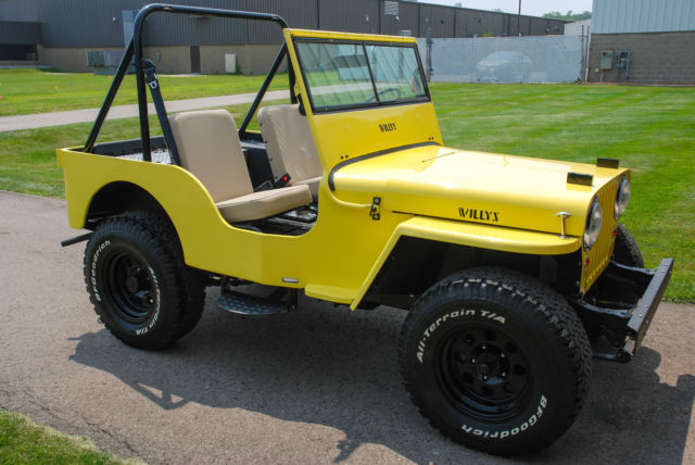 1946 Yellow Willys CJ-2 