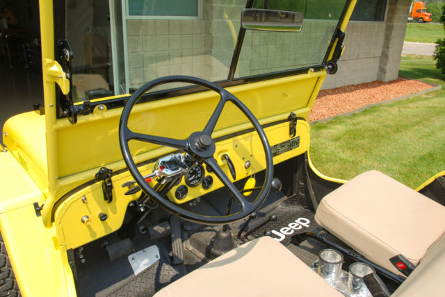 1946 Yellow Willys CJ-2 