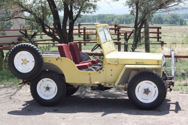 1946 Yellow Willys CJ2A