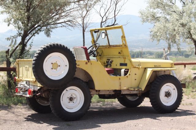 1946 Yellow Willys CJ2A
